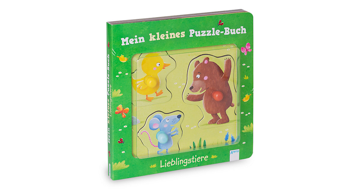 Buch - Mein kleines Puzzle-Buch. Lieblingstiere von Arena Verlag