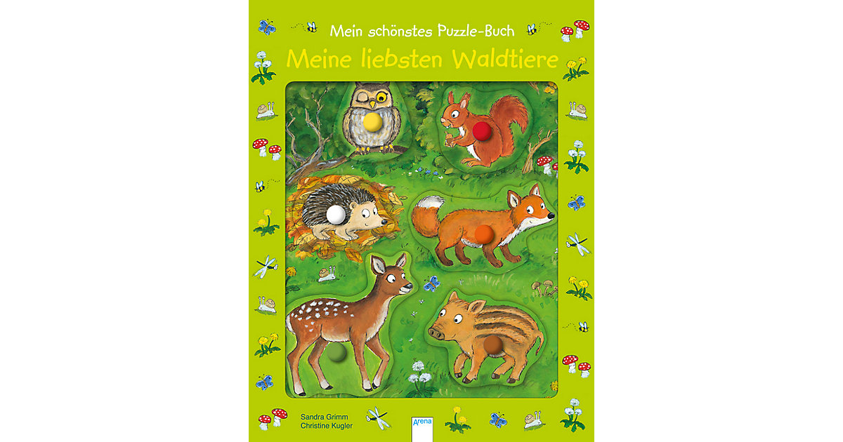 Buch - Mein schönstes Puzzle-Buch: Meine liebsten Waldtiere Buch - Mein schönstes Puzzle-Buch: Meine liebsten Waldtiere von Arena Verlag