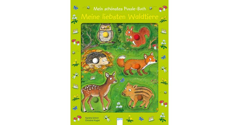 Buch - Mein schönstes Puzzle-Buch: Meine liebsten Waldtiere von Arena Verlag