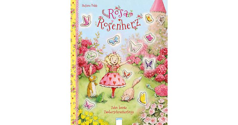 Buch - Rosa Rosenherz: Zehn bunte Zauberschmetterlinge von Arena Verlag