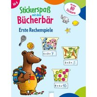 ARENA 3-401-71243-8 Stickerspaß mit dem Bücherbär. Erste Rechenspiele von Arena