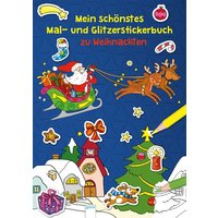 ARENA 3-401-71246-2 Mein schönstes Mal- und Glitzerstickerbuch zu von Arena