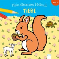 ARENA 3-401-71255-1 Mein allererstes Malbuch. Tiere von Arena