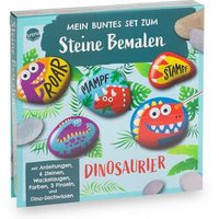 ARENA 3-401-72058-9 Dinosaurier. Mein buntes Set zum Steine Bemalen von Arena