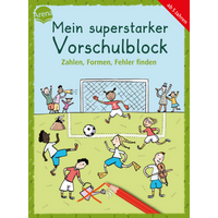 ARENA 3-401-72064-3 Mein superstarker Vorschulblock. Zahlen, Formen, Fehler finden von Arena
