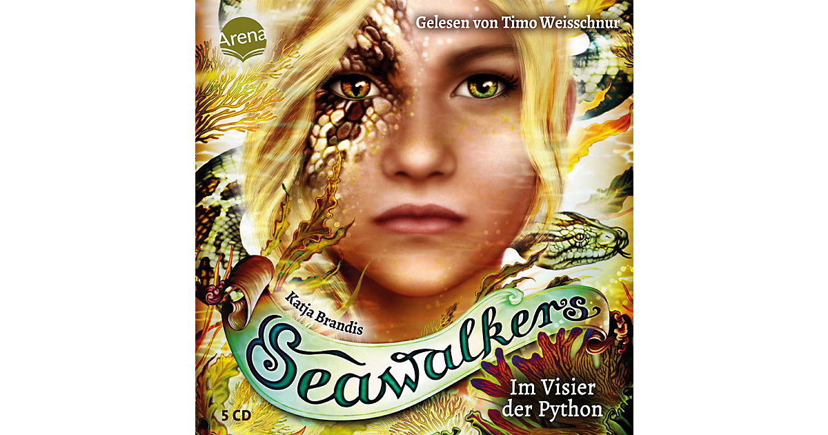CD Seawalkers 6: Im Visier der Python, 5 Audio-CDs Hörbuch von Arena