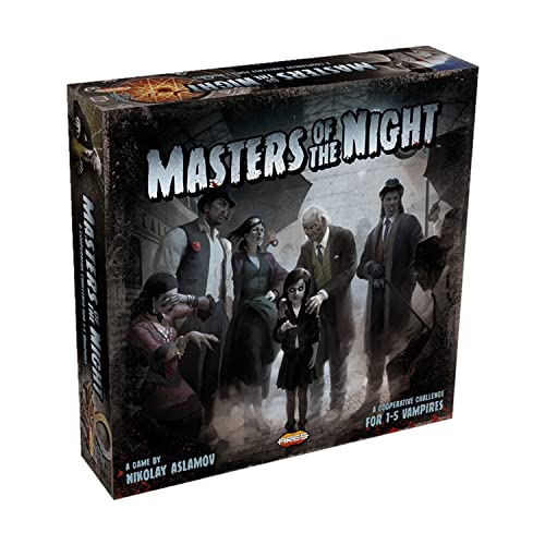Ares Games , Masters of The Night, Board Game, Ages 13+, 1-5 Players, 60-120 Minutes Playing Time von Ares Games