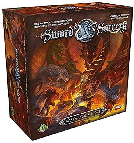 Ares Games, Sword & Sorcery – Vastaryous Hort, Kampagnen-Erweiterung, Expertenspiel, Dungeon Crawler, 1-5 Spieler, Ab 13+ Jahren, 30+ Minuten, Deutsch von Asmodee