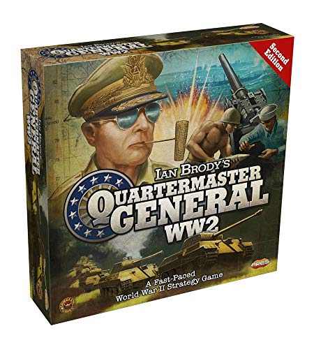 Ares Games - WW2 Quartermaster General - Strategy Board Game - English Version ( Einzelstück, Mehrfarbig) von Ares Games