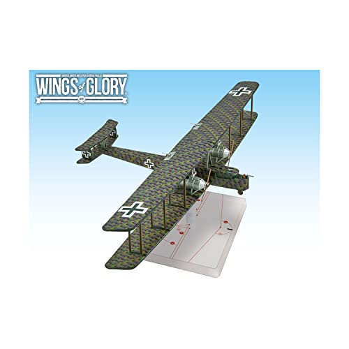 Ares Games Wings of Glory WW1: Zeppelin Staaken R.VI (Schilling) - Großes Luftschiff-Modell im Maßstab 1:72 für Jugendliche und Erwachsene von Ares Games
