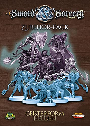 Ares Games | Sword & Sorcery – Geisterform Helden | Zubehör-Erweiterung | Expertenspiel | Dungeon Crawler | 1-5 Spieler | Ab 13+ Jahren | 60 Minuten | Deutsch von Asmodee