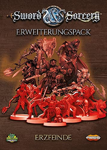 Ares Games, Sword & Sorcery: Die Alten Chroniken – Erzfeinde, Erweiterung, Expertenspiel, Dungeon Crawler, 1-5 Spieler, Ab 13+ Jahren, 30 Minuten je Spieler, Deutsch von Asmodee