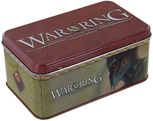 War of the Ring Second Edition: Kartenbox und Hüllen (Witch-King Edition) - Ares Games geprägte Dose - robust & robust - kompatibel mit War of the Ring 2E von Ares Games