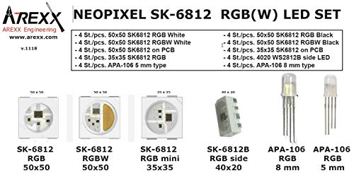 AREXX NPS-SK6812BX PROGRAMMABLE LED, Weiß von AREXX