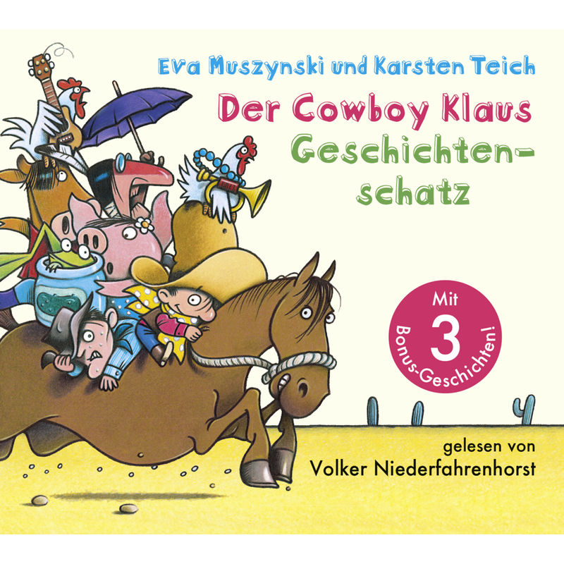 Der Cowboy Klaus Geschichtenschatz,2 Audio-CDs von Argon Verlag