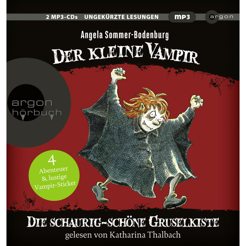 Der kleine Vampir - Die schaurig-schöne Gruselkiste,2 Audio-CD, 2 MP3 von Argon Verlag