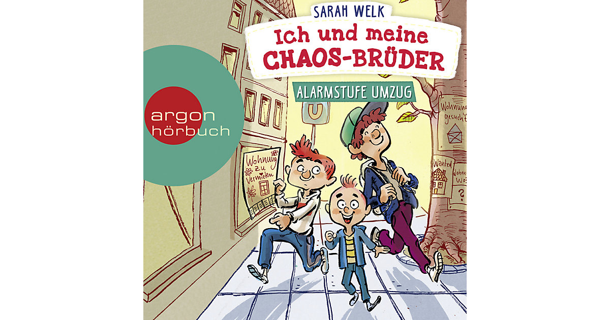 Ich und meine Chaos-Brüder: Alarmstufe Umzug, 1 Audio-CD Hörbuch Ich und meine Chaos-Brüder: Alarmstufe Umzug, 1 Audio-CD Hörbuch von Argon Verlag