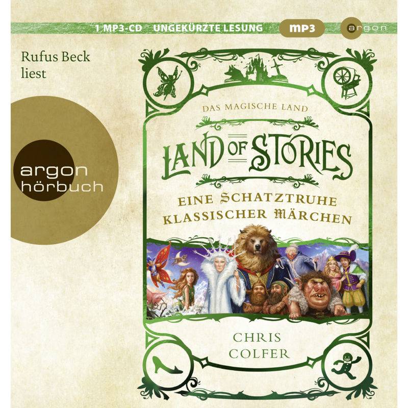 Land of Stories: Das magische Land - Eine Schatztruhe klassischer Märchen,1 Audio-CD, 1 MP3 von Argon Verlag