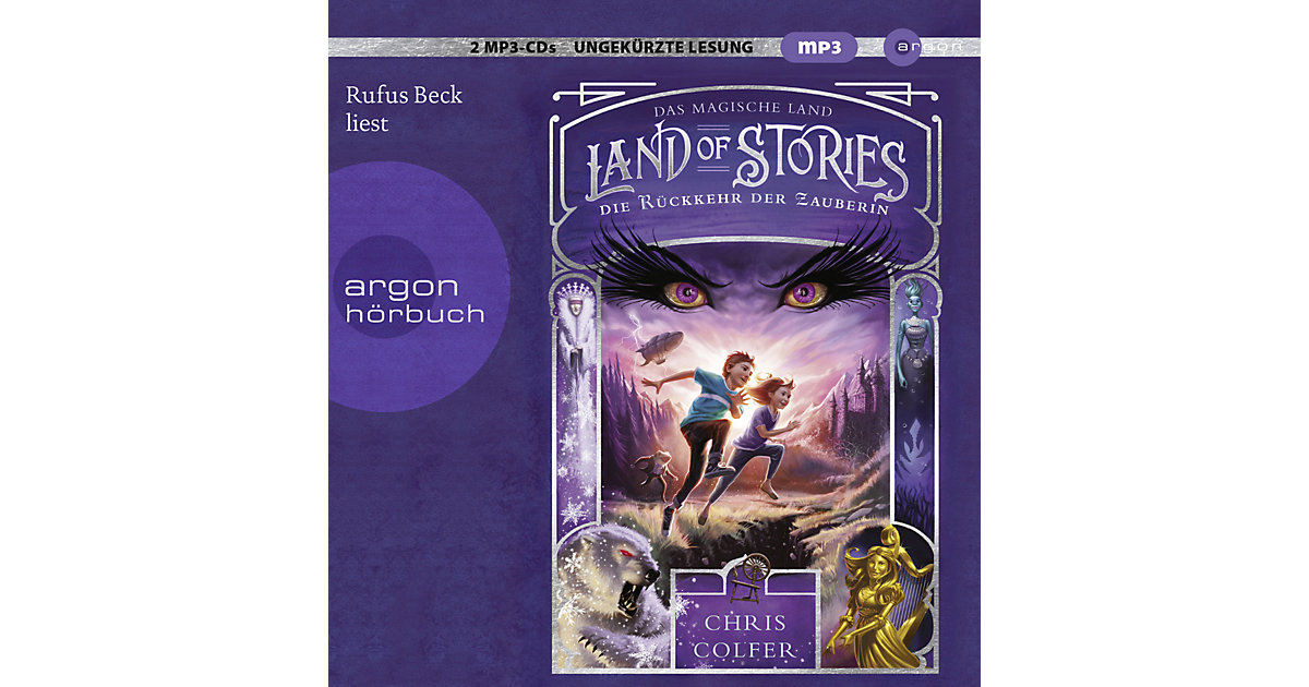Land of Stories: Das magische Land - Eine düstere Warnung, 2 Audio-CD, MP3 Hörbuch Land of Stories: Das magische Land - Eine düstere Warnung, 2 Audio-CD, MP3 Hörbuch von Argon Verlag
