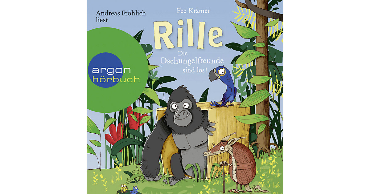 Rille - Die Dschungelfreunde sind los!, 2 Audio-CD Hörbuch Rille - Die Dschungelfreunde sind los!, 2 Audio-CD Hörbuch von Argon Verlag