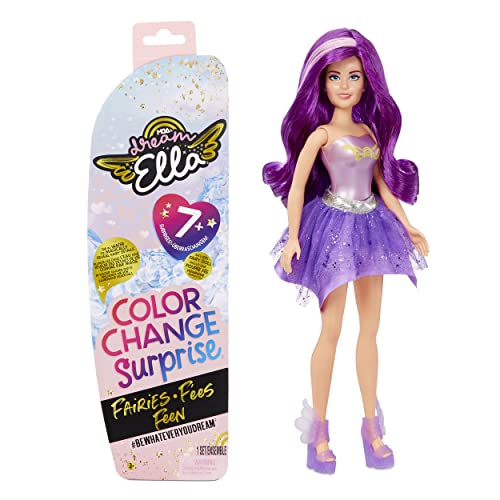 Dream Ella 578000EUC MGA's Farbwechsel Surprise Fairies-29 cm große Puppe & 7+ Überraschungen zum Sammeln-Inklusive Perücke, Rock, Stiefeln & mehr-für Kinder ab 3 Jahren-Aria, Lila Dream Ella 578000EUC MGA's Farbwechsel Surprise Fairies-29 cm große Puppe & 7+ Überraschungen zum Sammeln-Inklusive Perücke, Rock, Stiefeln & mehr-für Kinder ab 3 Jahren-Aria, Lila von MGA Entertainment
