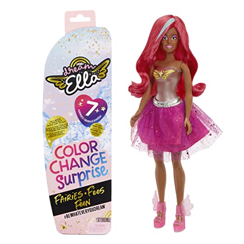 MGA's Dream Ella Farbwechsel Surprise Fairies - 29 cm große Puppe & 7 Überraschungen zum Sammeln - Inklusive Perücke, Rock, Stiefeln & mehr - für Kinder ab 3 Jahren - Yasmin, Pink MGA's Dream Ella Farbwechsel Surprise Fairies - 29 cm große Puppe & 7 Überraschungen zum Sammeln - Inklusive Perücke, Rock, Stiefeln & mehr - für Kinder ab 3 Jahren - Yasmin, Pink von MGA Entertainment