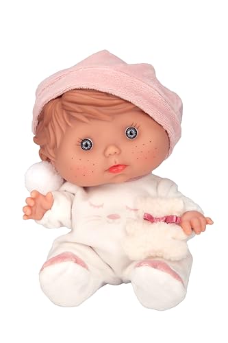 ARIAS Cocolin Elegance Puppe mit Kleidung in Rosa- und Weißtönen, 26 cm, Spielzeug für Kinder aller Altersgruppen (ARI60914) von Arias