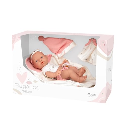 ARIAS Puppe Elegance 26 cm Pillinen Trousseau Rosa ARIAS Puppe Elegance 26 cm Pillinen Trousseau Rosa von Arias