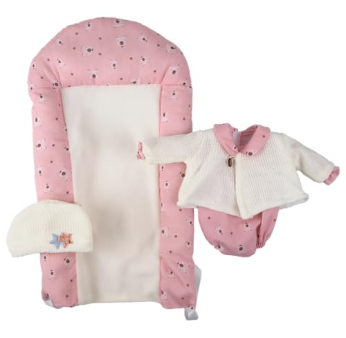 ARIAS Reborn Premium Puppen-Kleidungsset, 45 cm, Sortiment mit 4 Modellen, Spielzeug für Kinder, alle Altersgruppen (ARI6176) von Arias