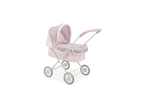 Arias - Auto mit Verdeck der Kollektion Emma, Faltbare und sehr leichte Babytrage, inkl. passender Tasche, Bedruckt mit weißen Sternen, Höhe Lenker 57 cm, Spielzeug für Kinder ab 3 Jahren (ARI40625) von Arias