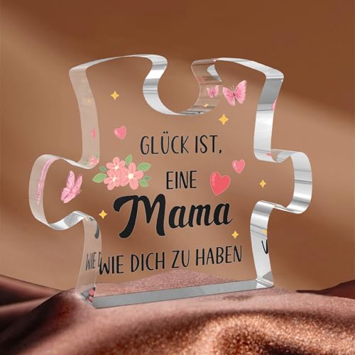 Geschenke für Mama Mutter Geburtstag Muttertagsgeschenk Puzzle Acryl Dekoration Mutter Tochter Geschenke Zum Muttertag Geburtstagsgeschenk für Mama Mütter Mutter Sohn Geschenk von Aridantrp