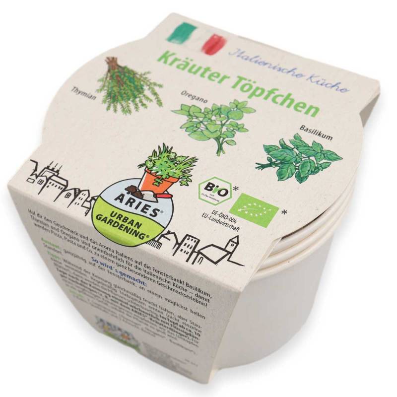 Aries - Kräuter Töpfchen "Italienische Küche" Aries - Kräuter Töpfchen "Italienische Küche" von Aries