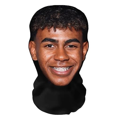 Aristo Solutions Realistische Lamine Yamal 3D-Druck Vollgesichtsmaske – Atmungsaktiv, leicht & bequem, ideal für Cosplay, Partys, Halloween, Karnveal & Events Barcelona Aristo Solutions Realistische Lamine Yamal 3D-Druck Vollgesichtsmaske – Atmungsaktiv, leicht & bequem, ideal für Cosplay, Partys, Halloween, Karnveal & Events Barcelona von Aristo Solutions
