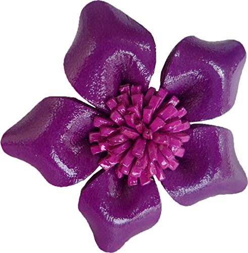 Ariyas Thaishop Ansteckblume aus echtem Leder; 3,5 cm von Ariyas Thaishop