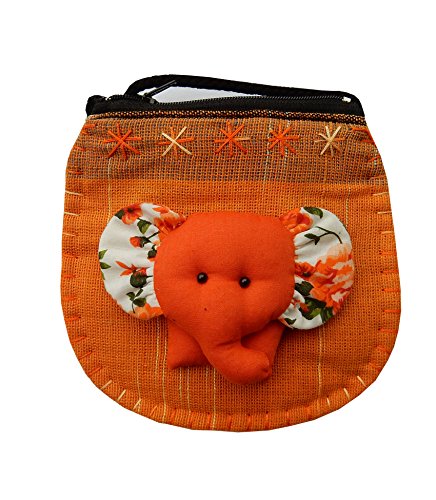 Ariyas Thaishop Kinder Brustbeutel aus Baumwolle mit Elefant; 13 x 13 cm Ariyas Thaishop Kinder Brustbeutel aus Baumwolle mit Elefant; 13 x 13 cm von Ariyas Thaishop