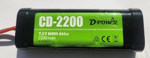 Akku NI MH 7,2V 2200 mAh Klassische 6er Stange von Arkai