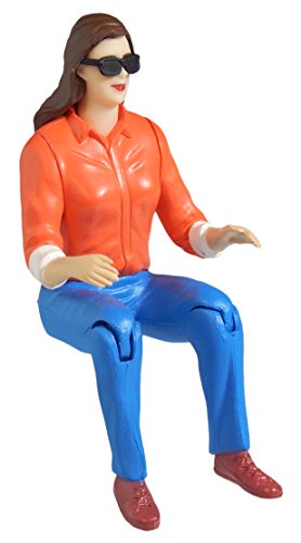 Arkai Modellpuppe Lady GANZKÖRPER 64x80mm für Trucks, Boote, Segelflieger von Arkai