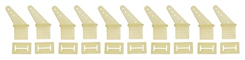 Arkai Ruderhorn-Set weiß 5 Paar Gebogene Form m. Gegenplatte von Arkai