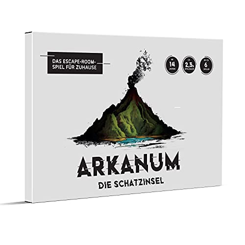 Arkanum die Schatzinsel – Escape Room Spiel für Erwachsene, Freunde und Familien. Gesellschaftsspiel für 1-6 Personen von Arkanum