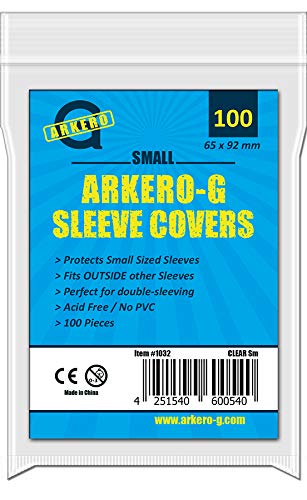 Arkero-G® 100 Sleeve Covers Small Oversleeves / 3rd Skin Kartenhüllen für YuGiOh! Karten Hüllen von Arkero-G