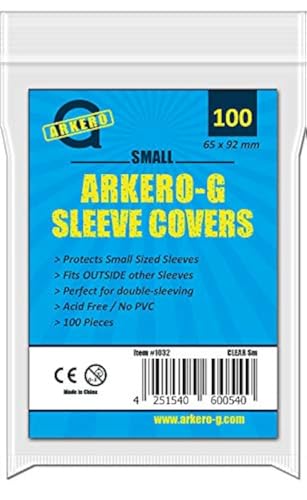 Arkero-G® 100 Sleeve Covers Small Oversleeves / 3rd Skin Kartenhüllen für YuGiOh! Karten Hüllen von Arkero-G