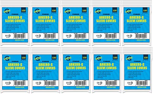 Arkero-G® 1000 Sleeve Covers Standard Oversleeves / 3rd Skin Kartenhüllen für MTG Magic, Pokemon Karten Hüllen von Arkero-G