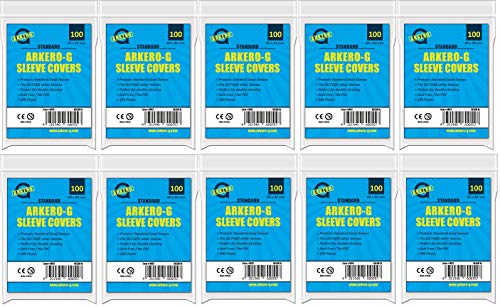 Arkero-G® 1000 Sleeve Covers Standard Oversleeves / 3rd Skin Kartenhüllen für MTG Magic, Pokemon Karten Hüllen von Arkero-G