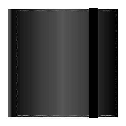 Arkero-G® 12-Pocket Pro Playset Binder Schwarz/Black - 480 Karten Album/Portfolio - Tauschalbum/Sammelalbum z.b. für Pokemon, MTG Magic, Yugioh von Arkero-G