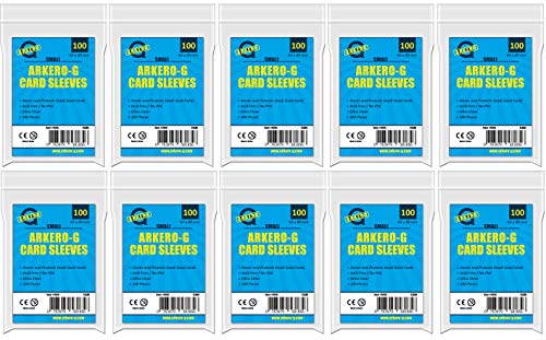 Arkero-G 1000 Soft Sleeves Small - Kartenhüllen in japanischer Größe für Yu-Gi-Oh! Karten von Arkero-G