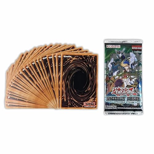 Arkero-G Yu-Gi-Oh! 30 gemischte Karten + 1 Booster Pack + 50 Kartenhüllen - DEUTSCH - Geschenk-Set für die Sammlung oder das Deck von Arkero-G