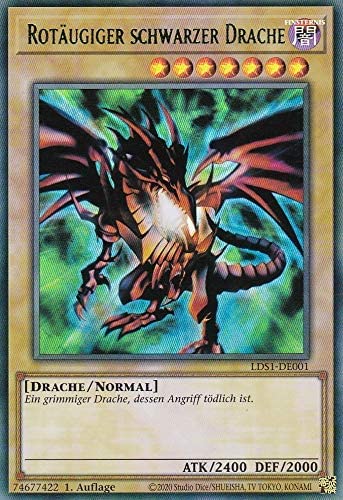 Arkero-G Yu-Gi-Oh! LDS1-DE001 - Rotäugiger Schwarzer Drache Einzelkarte - Blaue Schrift - Ultra Rare 1. Auflage - Deutsch - Boosterfrisch Arkero-G Yu-Gi-Oh! LDS1-DE001 - Rotäugiger Schwarzer Drache Einzelkarte - Blaue Schrift - Ultra Rare 1. Auflage - Deutsch - Boosterfrisch von Arkero-G