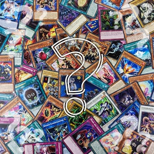 Arkero-G Yu-Gi-Oh! Powerpack 50 gemischte Karten + 50 Kartenhüllen - DEUTSCH - Geschenk-Set für die Sammlung oder das Deck von Arkero-G