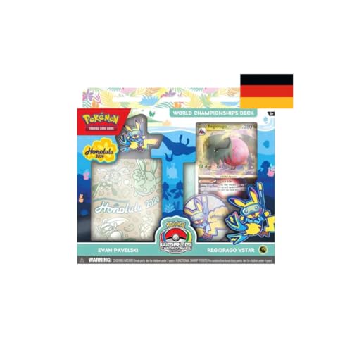 Pokemon 2024 World Championship Deck Evan Pavelski Sammelkarten | DEUTSCH | spielfertigtes 60 Karten Deck | + Arkero-G 100 Soft Card Sleeves Pokemon 2024 World Championship Deck Evan Pavelski Sammelkarten | DEUTSCH | spielfertigtes 60 Karten Deck | + Arkero-G 100 Soft Card Sleeves von Arkero-G