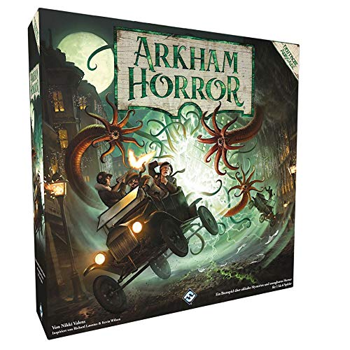 Fantasy Flight Games, Arkham Horror 3. Edition, Grundspiel, Expertenspiel, Strategiespiel, 1-6 Spieler, Ab 14+ Jahren, 120+ Minuten, Deutsch von Fantasy Flight Games